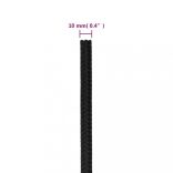 teljesen fekete polipropilén hajókötél 10 mm 500 m