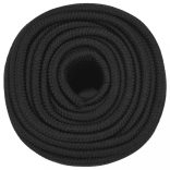 teljesen fekete polipropilén hajókötél 14 mm 25 m