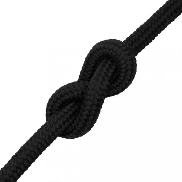 teljesen fekete polipropilén hajókötél 20 mm 100 m