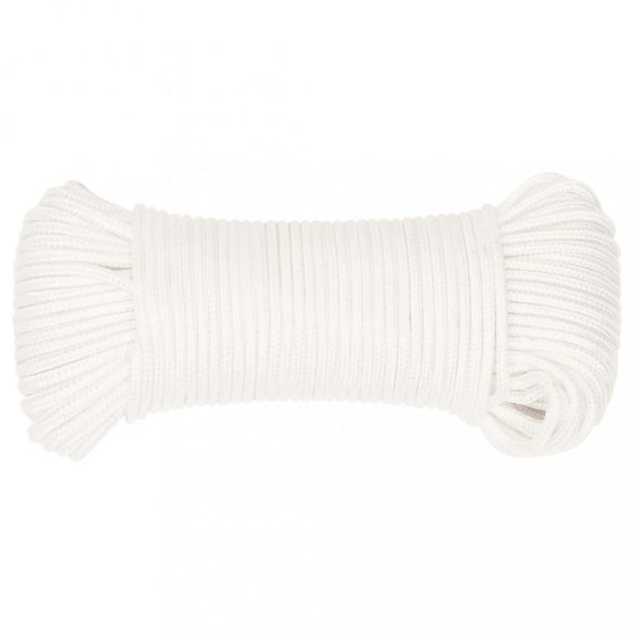 teljesen fehér polipropilén hajókötél 4 mm 250 m