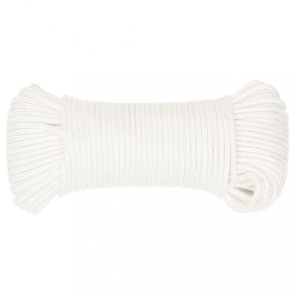 teljesen fehér polipropilén hajókötél 4 mm 500 m
