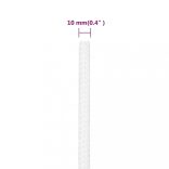 teljesen fehér polipropilén hajókötél 10 mm 500 m