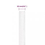 teljesen fehér polipropilén hajókötél 20 mm 100 m