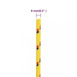 sárga polipropilén hajókötél 8 mm 250 m