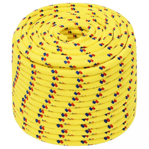 sárga polipropilén hajókötél 12 mm 250 m