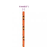 narancssárga polipropilén hajókötél 6 mm 100 m