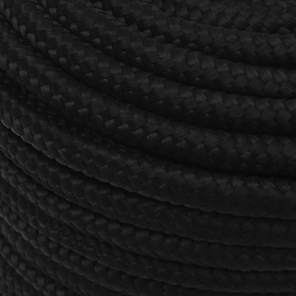 fekete poliészter munkakötél 14 mm 250 m