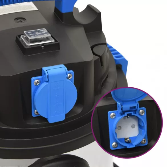 ezüstszínű száraz-nedves porszívó 1200 W 30 L