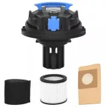 ezüstszínű száraz-nedves porszívó 1200 W 30 L