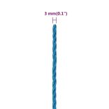 kék polipropilén munkakötél 3 mm 50 m