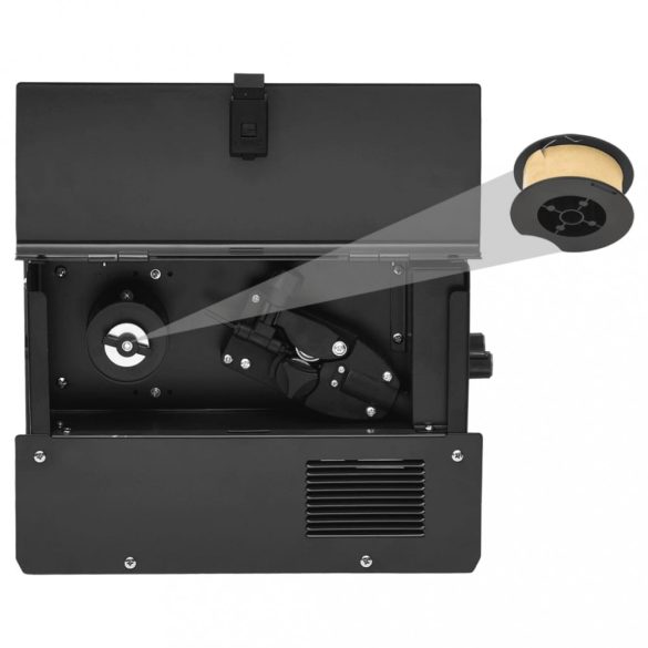 védőgáz nélküli flux huzalos MIG-hegesztőgép 120 A