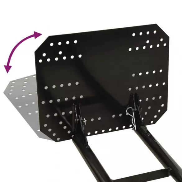 fekete hóeke quadhoz 150 x 38 cm