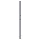 antracit színű, fűmintás acél kerti kapu 100x200 cm