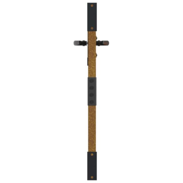 rozsdaszínű famintás corten acél kerti kapu 85x75 cm