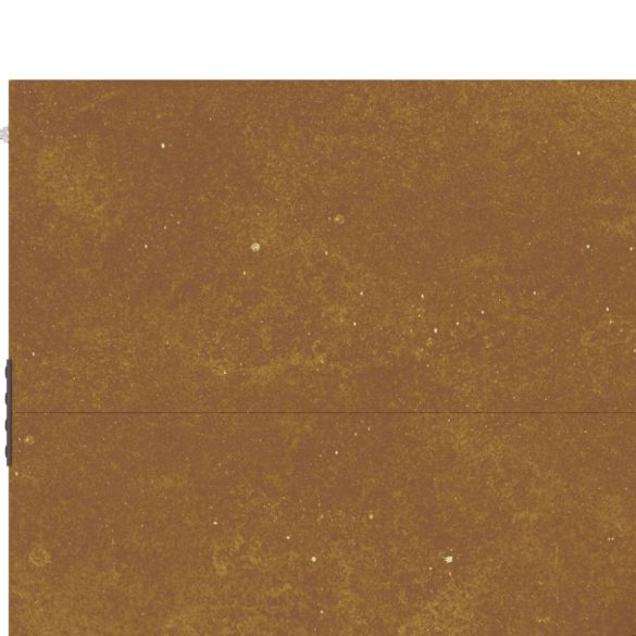 corten acél kerti kapu 85 x 175 cm