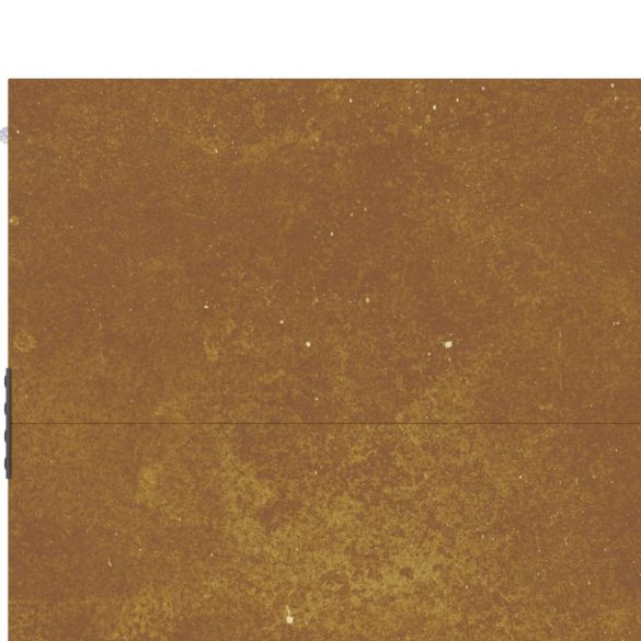 Corten acél kerti kapu 100x125 cm