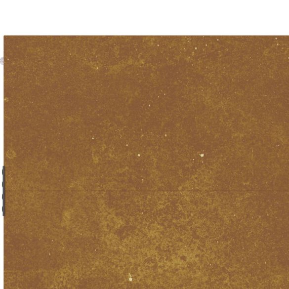 Corten acél kerti kapu 100x150 cm