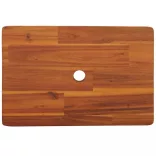 tömör akácfa fellépő 38 x 26 x 22 cm