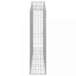 íves horganyzott vas gabion kosár 200x30x120/140 cm