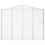 íves horganyzott vas gabion kosár 200x30x140/160 cm