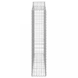 íves horganyzott vas gabion kosár 200x30x140/160 cm