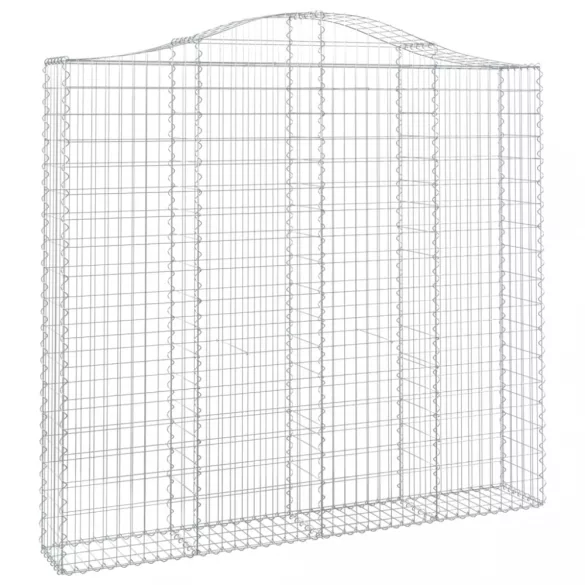 íves horganyzott vas gabion kosár 200x30x180/200 cm