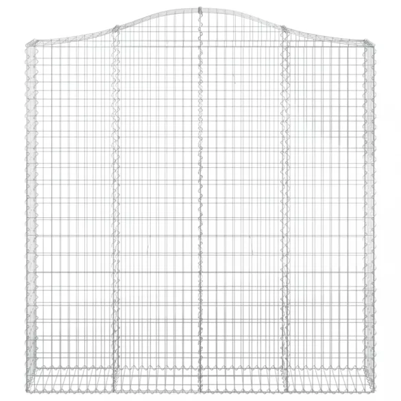 íves horganyzott vas gabion kosár 200x30x200/220 cm