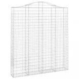 íves horganyzott vas gabion kosár 200x30x220/240 cm