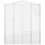 íves horganyzott vas gabion kosár 200x30x220/240 cm