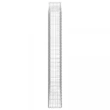 íves horganyzott vas gabion kosár 200x30x220/240 cm