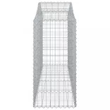 íves horganyzott vas gabion kosár 200x50x100/120 cm