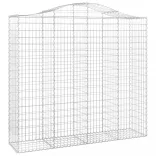 íves horganyzott vas gabion kosár 200x50x180/200 cm