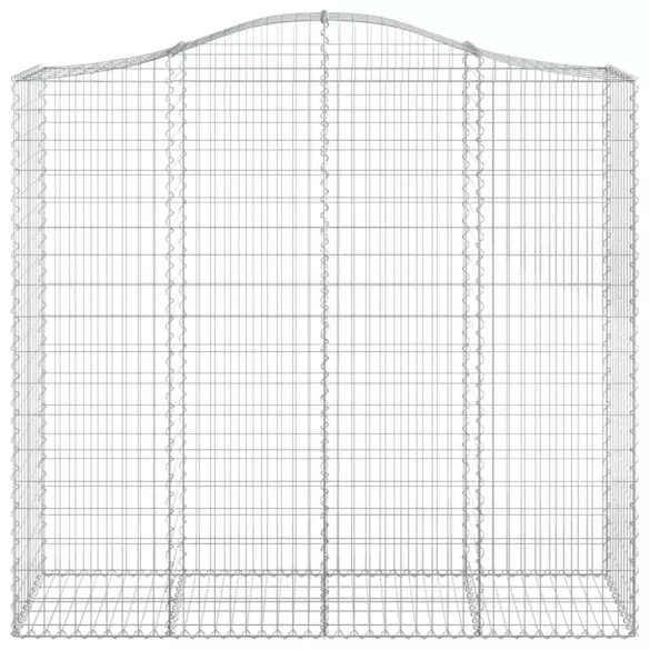 íves horganyzott vas gabion kosár 200x50x180/200 cm