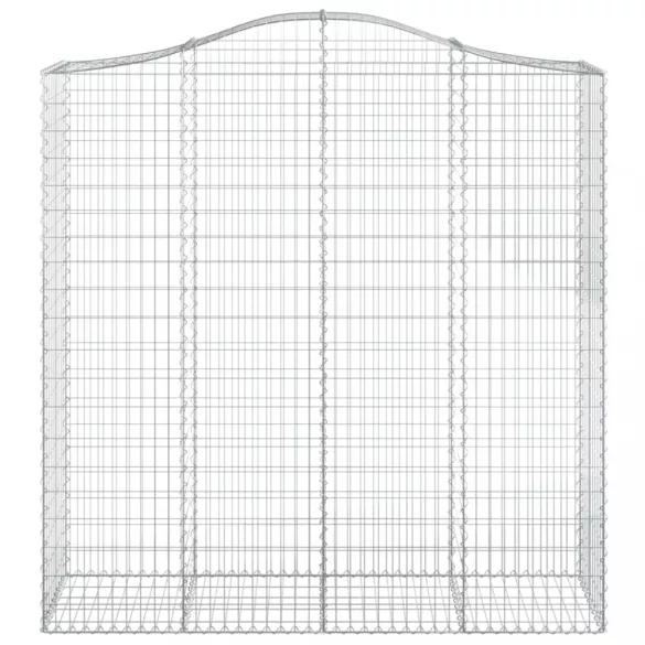 íves horganyzott vas gabion kosár 200x50x200/220 cm