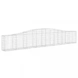 íves horganyzott vas gabion kosár 400x30x60/80 cm