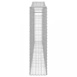íves horganyzott vas gabion kosár 400x30x120/140 cm
