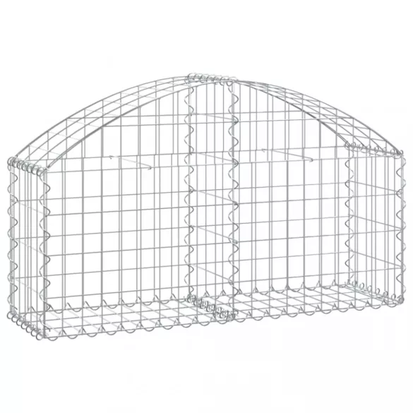 íves horganyzott vas gabion kosár 100x30x40/60 cm