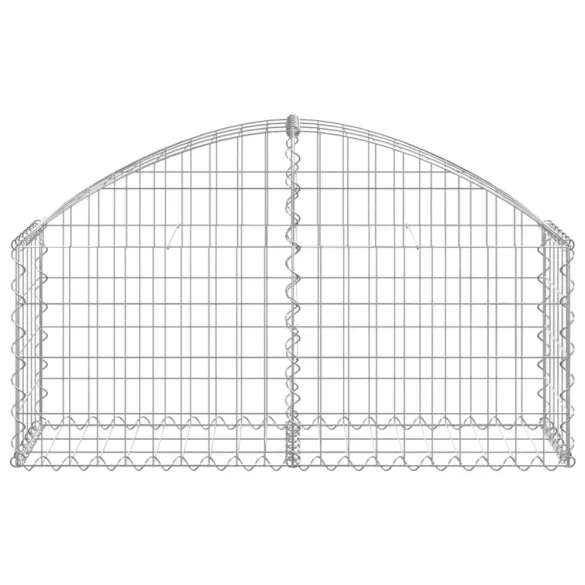 íves horganyzott vas gabion kosár 100x30x40/60 cm
