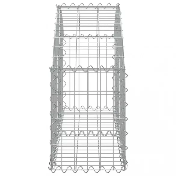 íves horganyzott vas gabion kosár 100x30x40/60 cm