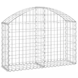íves horganyzott vas gabion kosár 100x30x60/80 cm