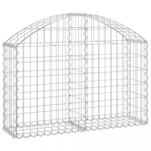 íves horganyzott vas gabion kosár 100x30x60/80 cm