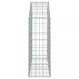 íves horganyzott vas gabion kosár 100x30x80/100 cm