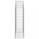 íves horganyzott vas gabion kosár 100x30x100/120 cm