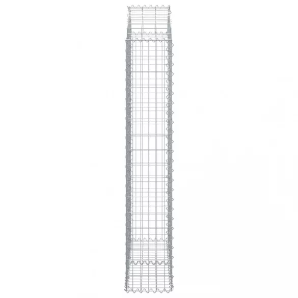 íves horganyzott vas gabion kosár 100x30x160/180 cm