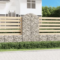 íves horganyzott vas gabion kosár 100x30x180/200 cm