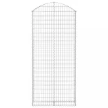 íves horganyzott vas gabion kosár 100x30x220/240 cm