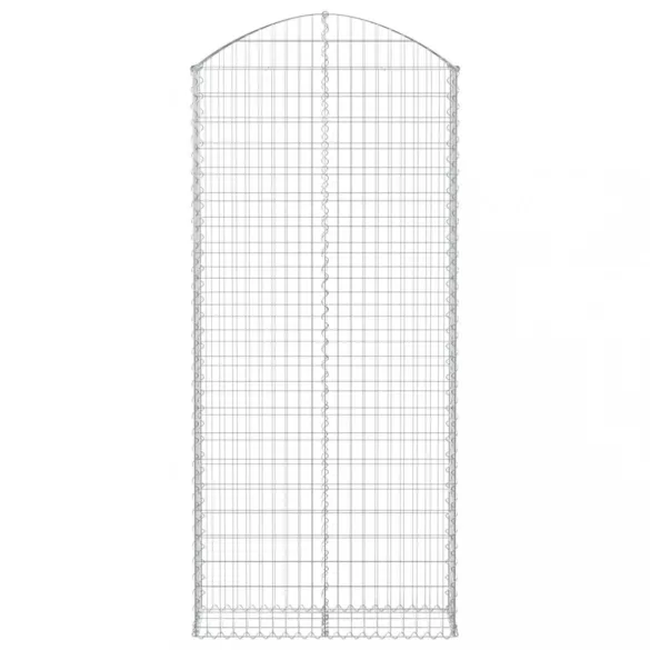 íves horganyzott vas gabion kosár 100x30x220/240 cm