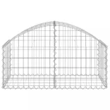 íves horganyzott vas gabion kosár 100x50x40/60 cm