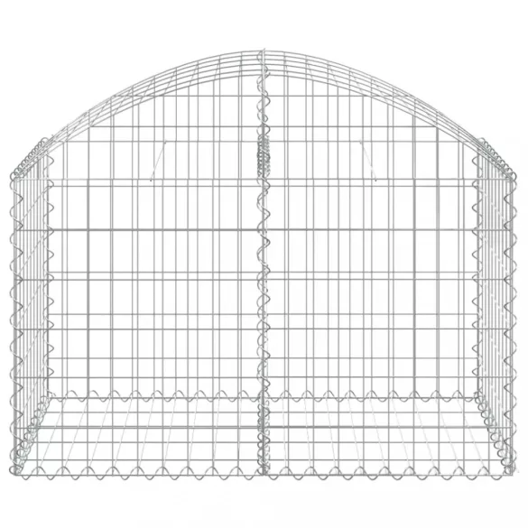 íves horganyzott vas gabion kosár 100x50x60/80 cm