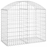 íves horganyzott vas gabion kosár 100x50x80/100 cm